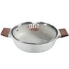 Wutuo 32cm Maifan Stone Non-stick Divided Hotpot