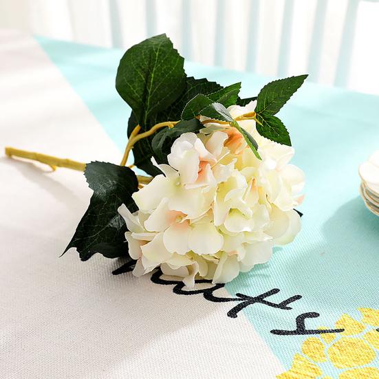 1 шт., искусственная гортензия, устойчивая к выцветанию, реалистичный яркий цвет, аксессуар для фотографии, цветок из искусственного шелка