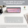 Клавиатура Bluetooth с сертификатом ELECOM WWCB Chromebook, английская (США) цифровая клавиатура, AAA, серая, TK-CB03BPGF-EN (Для ChromeOS, макет, в комплекте, батарейки)