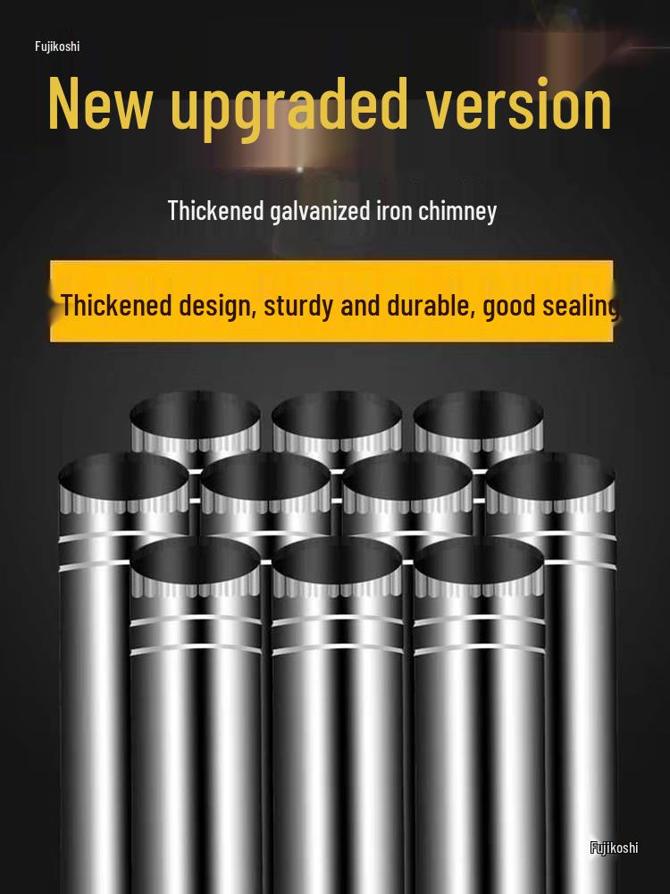 Сверхтолстая нержавеющая дымоходная труба для дровяной печи