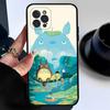 Мультяшный Милый Т-Тоторо Чехол для Телефона Для Iphone 17 16 15 16e 14 13 12 11 Pro Max Plus Чехол Защитный Чехол
