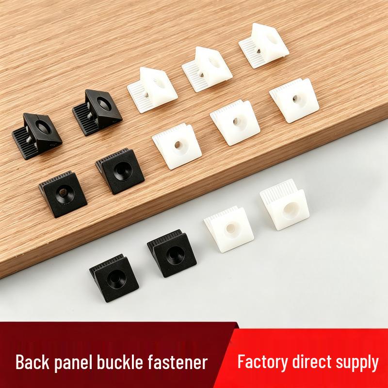 Right Angle Plastic Bracket with Self-Tapping Screw for Cabinet/Wardrobe