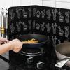 Кухонный экран для жарки масла, защитный экран для кемпинга, складной ветрозащитный экран для газовых плит, ветрозащитный экран от брызг