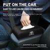 1pcs Car Tissue Box Holder Armrest Box Storage Case Emblem for Toyota TRD Corolla Camry Rav4 Yaris Hilux Prius Auris Car Accessories