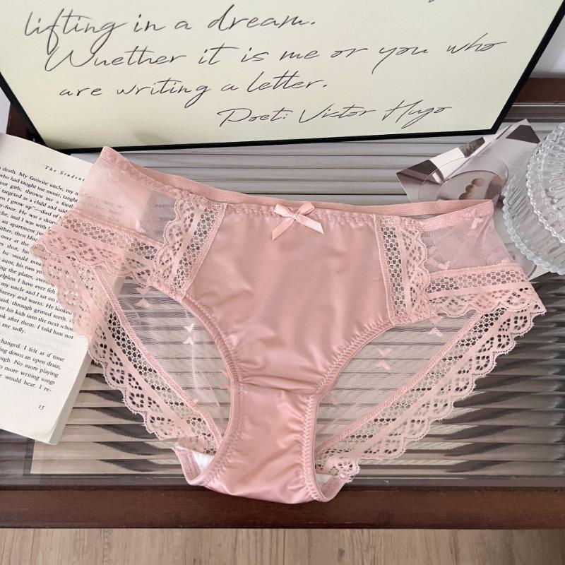 Женское нижнее белье атласные сексуальные трусы из чистого хлопка с промежностью дышащие удобные бесшовные тонкие трусики Pure Desire с треугольными чашечками