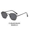 2023 Unique Personal Vintage Polygon Men and Women Sunglasses Metal Frame Irregular Frame Fashion Sunglasses