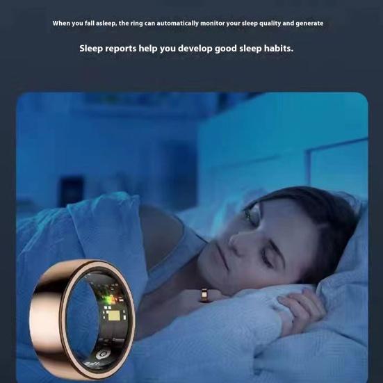 Умное кольцо фитнес-трекер с отслеживанием движения IP68 водонепроницаемый Bluetooth-совместимый монитор сна трекер здоровья кольцо