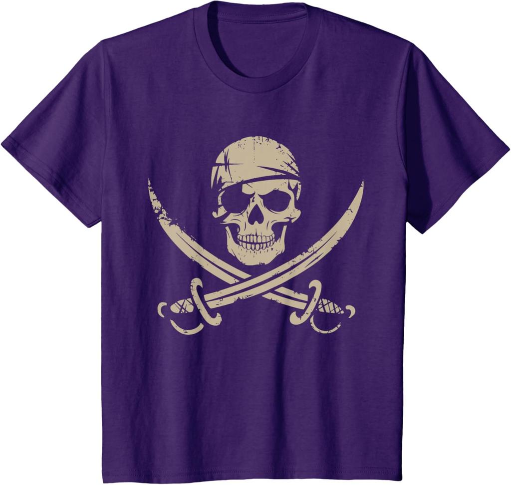 Pirate Skull And Crossbones Skeleton Halloween For TShirt