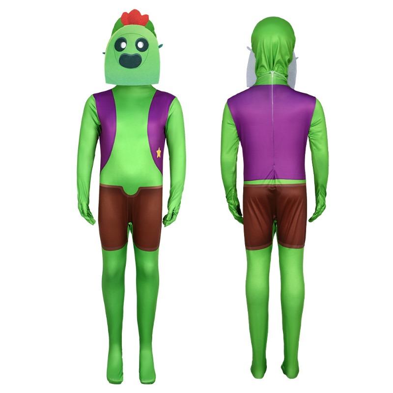 Костюм для косплея по игре Brawl Stars на Хэллоуин Цельный костюм