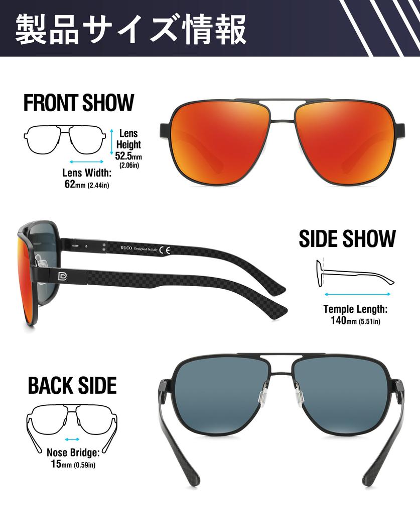 Поляризованные солнцезащитные очки из высококачественного углеродного волокна, солнцезащитные очки-авиаторы, размер L, большие солнцезащитные очки для мужчин, UV400, для рыбалки, вождения, вождения 3051