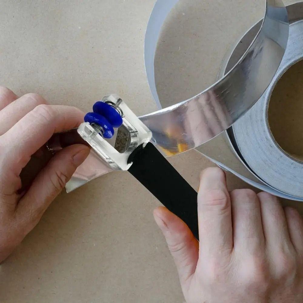 Time-Saving Glass Foil Crimper Wear-resistant Hand Foil Wrapper Foiling Tool Aluminum Foils