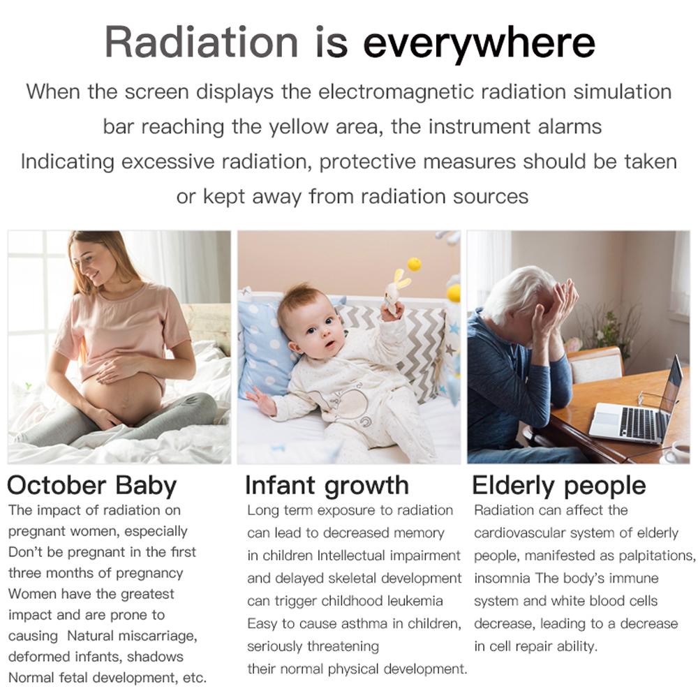 Electromagnetic Radiation Meter Magnetic Field Radiation Instrument Strength Interference Electromagnetic Radiation
