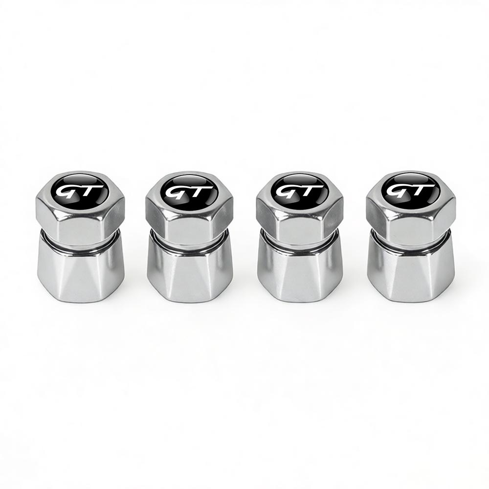 4Pcs Aluminum Car Tire Valve Caps Diamond Tyre Valve Airtight Cover Waterproof Dust For Alfa Romeo Giulietta GT 159 AutomobilesZL6