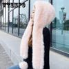 Шапка женская зимняя из искусственного меха лисья меховая шапка толстая теплая русская снежная шапка