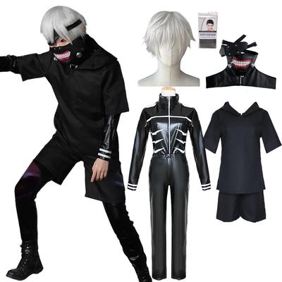 Косплей костюм Кена Канеки из Tokyo Ghoul с париком [milky time] (L)
