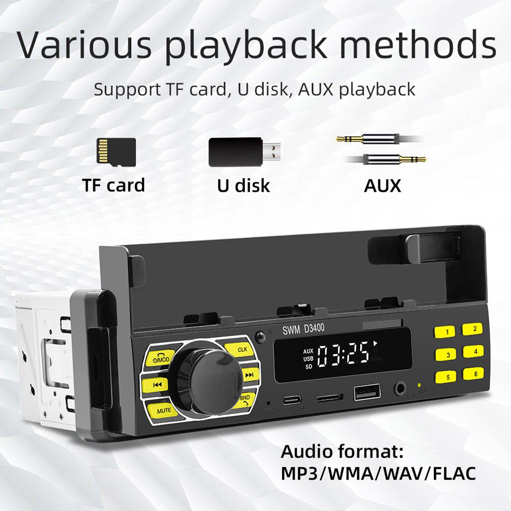 Автомобильный радиоприемник 1 Din MP3-плеер USB Universal Audio Systems Stereo Tuner