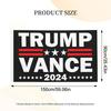 3x5 футов Дональд Трамп Флаг 2024 года Сверхмощный флаг президента Трампа (Трамп Вэнс)