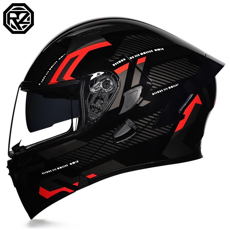 Full Face Motorcycle Helmet Men Women With Visor Flip-Up Design ABS Shell Winter Riding Gear In Multiple Colors