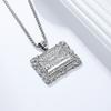 Last Supper Titanium Steel Necklace Men's Hip Hop Niche Personality Hipster Wear Pendant Sweater Chain