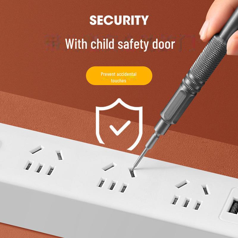 Многофункциональный сетевой фильтр Xiaobai с USB и розетками с выключателем