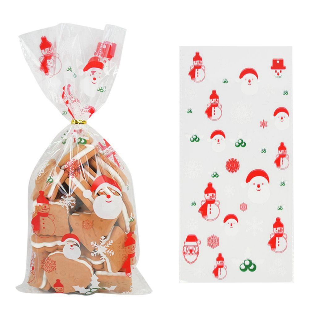Supplies Cookie Biscuit Baking Biscuit Bags Candy Pouches Christmas Decoration Christmas Candy Bags