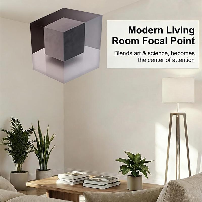 3D Three-Dimensional Optical Illusion Corner Wall Decal Large Removable Peel Stick Art Modern Home Decor For Living Room Office
