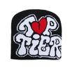 Jacquard Letter Beanie Hat Winter Cold Warm Love Wool Hat Knitted Hat Cold Hat Men and Women