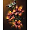 5D DIY Алмазная картина Цветочная композиция Набор для вышивки крестом Полная круглая алмазная вышивка