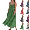 Женское летнее платье, повседневные свободные длинные пляжные платья для отдыха
