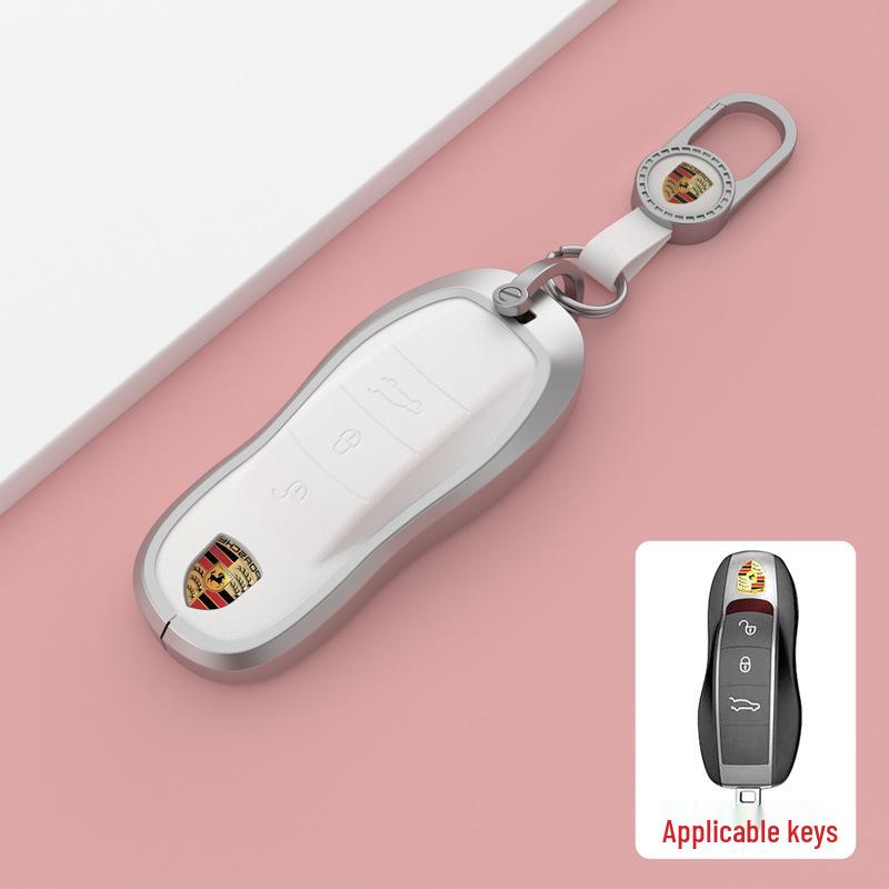Porsche Key Case for Panamera, Macan, Cayenne, Taycan, 718, 911