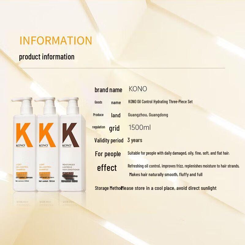 KONO Oil Control Hair Care Set