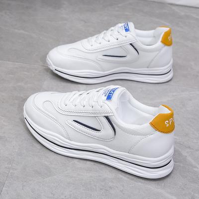 Маленькие белые туфли весна и осень новые универсальные женские спортивные туфли студенческие сетчатые дышащие одинарные туфли тренд