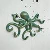 Ручная работа Осьминоги Металлический настенный крючок Для ключей Офис и домашний декор Вешалка для полотенец Вешалка для верхней одежды
