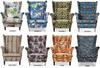 ARI PRINT Scandinavian Family Furniture Wing Chair, Tropical Monstera Leaves