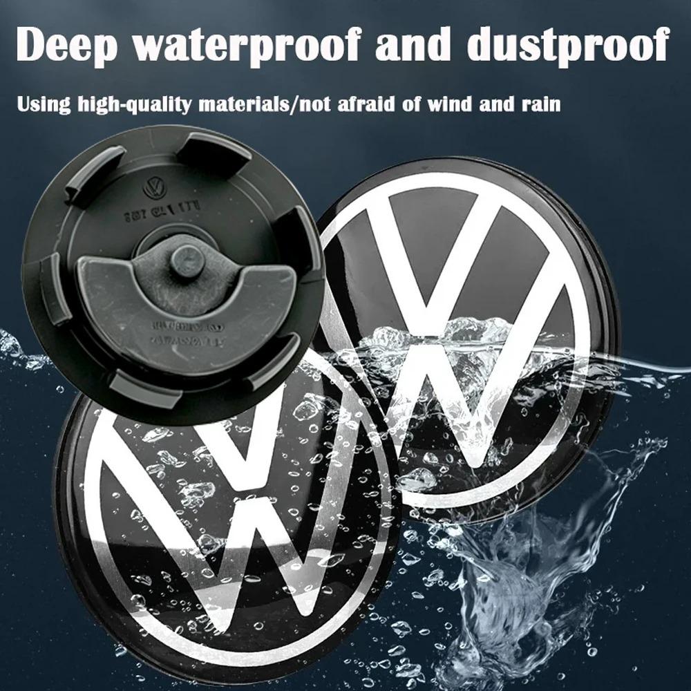 4pcs For Volkswagen VW Golf Polo GTI Touran CC (65mm #3B7601171)( 56mm #1J0601171) Floating Car Wheel Center Caps Hubcap Cover zf6