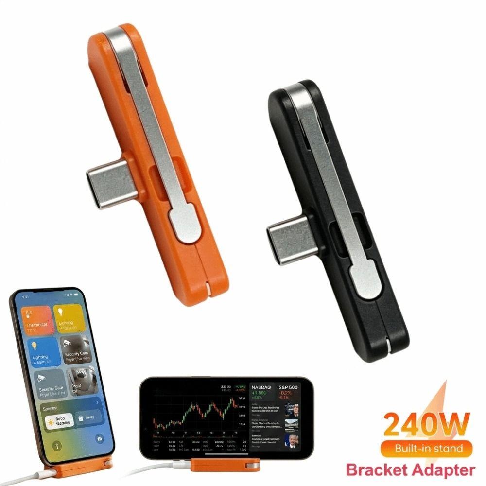 Portable Phone Stand Charging Adapter 240W Fast Charging Charger Connector Foldable Phone Holder