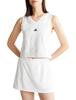 Adidas Aero Lady Tennis Pro Crop White Size JTV84 Women's Top, (IT4688), J/M, Fitness/Training Shirt,