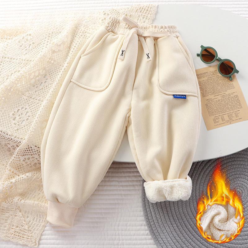 Детские зимние повседневные штаны с мягкой подкладкой Детские спортивные штаны с мягкой подкладкой Зимние штаны для мальчиков 1-12 лет