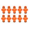10Pcs Garden Hose Connector 2‑Way Nipple Joint Fitting for Garden Irrigation Watering