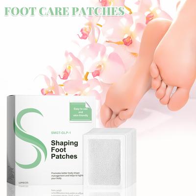 Пластыри для похудения и поддержания упругости кожи на ногах улучшают текстуру кожи и уменьшают мелкие морщины. Пластыри для ухода за ногами(12 шт./1 шт.
