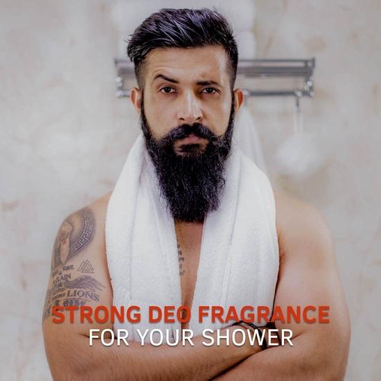 Ustraa Дезодорирующее мыло для мужчин с активированным углем, 8 x 100 г (Упаковка из 8 шт.) | С активированным углем | Богатый интенсивный аромат мускуса | Мощный аромат