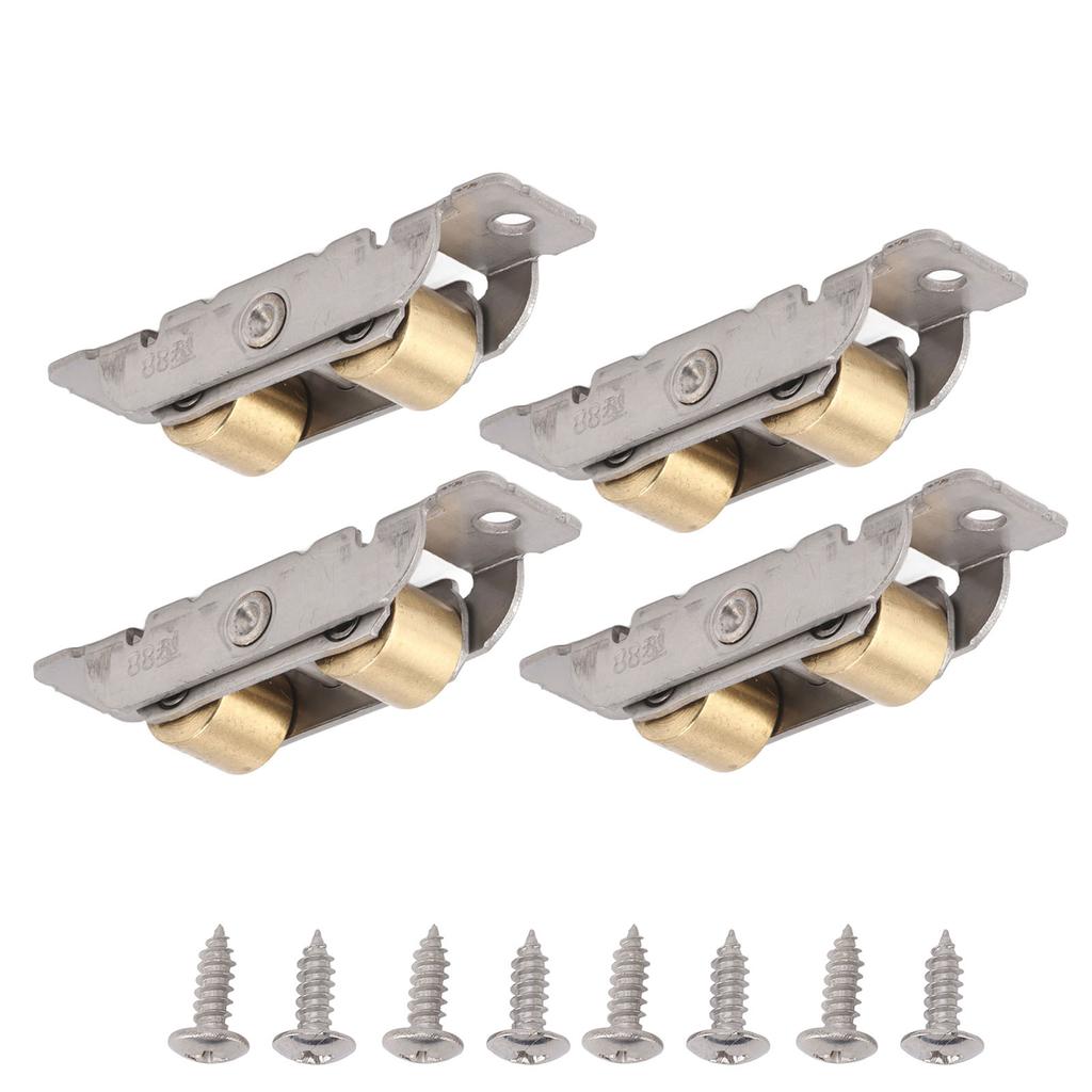 4 комплекта роликов для раздвижной двери патио, сменный узел ролика для раздвижной двери, подшипник типа 88 для дома