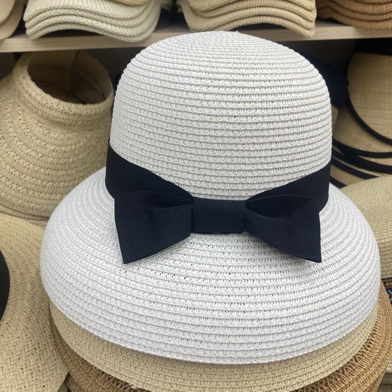 Соломенная шляпа Женская шляпа от солнца Защитная от солнца Шляпа-абажур летняя Шляпа от солнца для улицы Универсальная