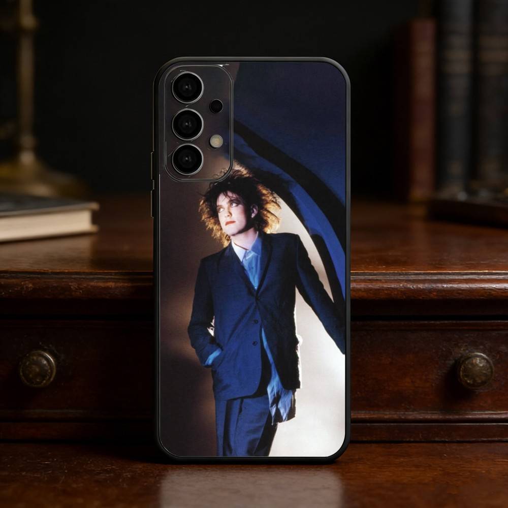 The cure Robert S-Smith Phone Case For Samsung S25,S24,S21,S22,S23,S30,Ultra,S20,Plus,Fe,Lite Black Shell