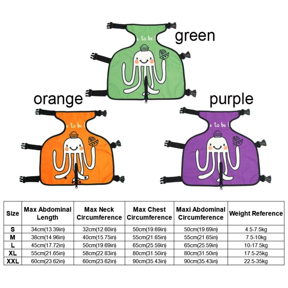 Breathable Dog Belly Protection Clothing Waterproof Dog Belly Pocket Training