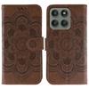 For Motorola Edge 60 Pro 5G Case PU Leather Mandala Imprinted Design Wallet Phone Cover