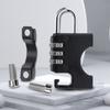Waterproof Password Helmet Lock 3 Digit Anti Theft Padlock Durable Helmet Combination Lock  Bicycle
