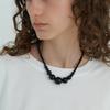 MIDNIGHT MOMENT Volume Onyx Necklace