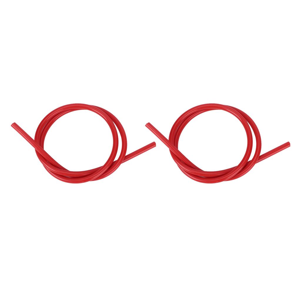 2 Pcs Ignition Wire 8mm Silicone Silicon Carbide Core Ignition Wire 1m LongRed