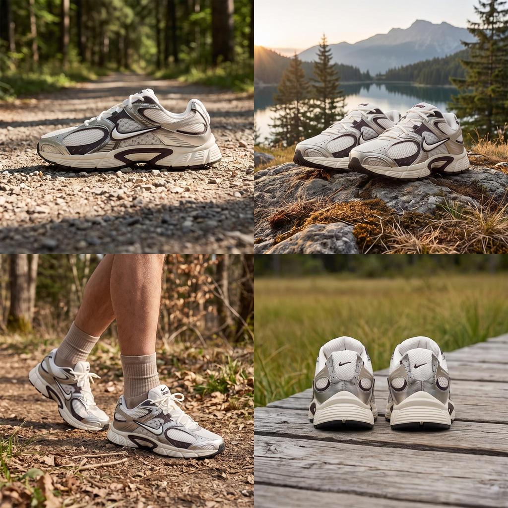 Nike V5 RNR Фантомная Луна Частицы Мужские Кроссовки Коричневый Бордовый-Пепельный HJ5228-011